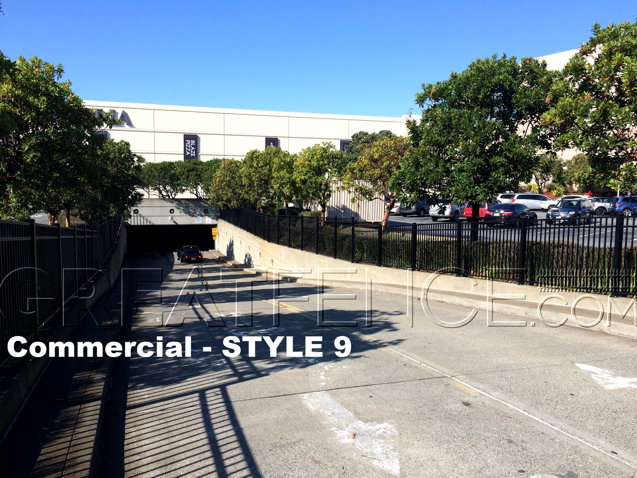 Large Commercial Fence