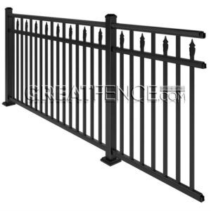 Signature Deck Railing  Aluminum Panel | Style 3 with Spears (Assembled)