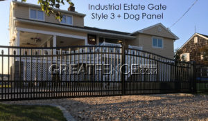 Aluminum Fence Estate Gate