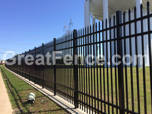 Black Aluminum Fence Cost