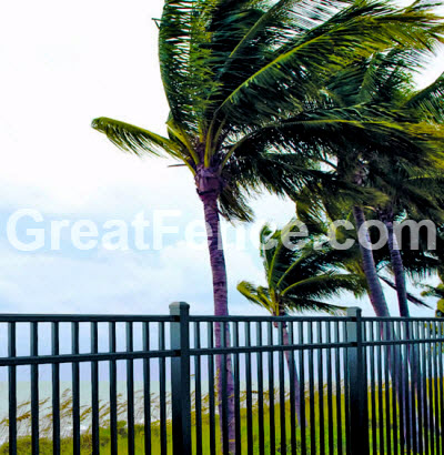 Hurricane Wind Fence