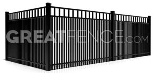 Black Aluminum Privacy Fence
